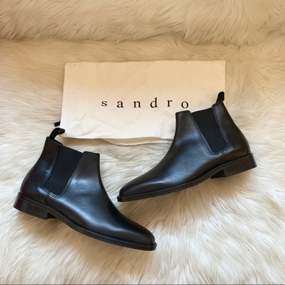 sandro biker boots